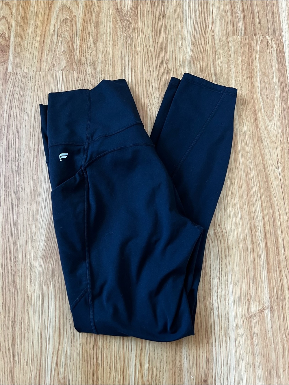 Black Fabletics 7/8 Length Leggings with Pockets Size S